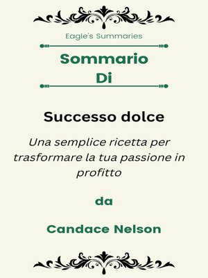 cover image of Sommario Di Successo dolce